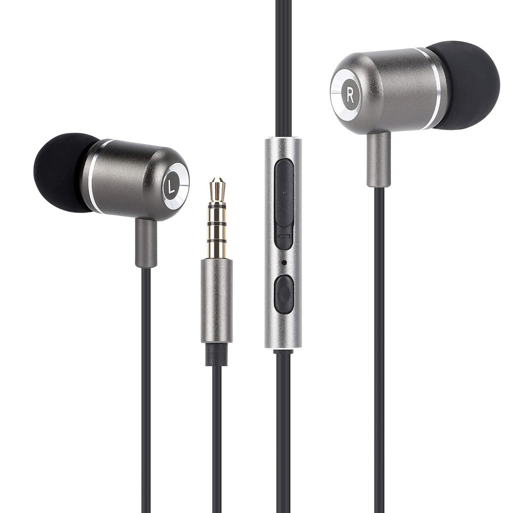 TRON Wired Earbuds with Mic & Volume Control, Noise-Isolating In-Ear Headphone