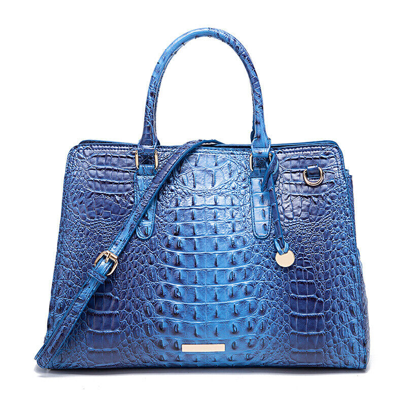 Women Patent Leather Crocodile Handbag Sling Satchel Tote Shoulder Bag Party Bag