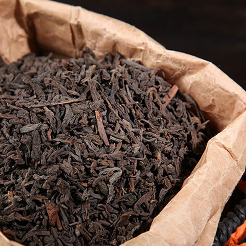 SAN HE Cheng Lu Liu Bao Hei Cha Dark Tea Loose Liu Pao Black Tea Basket 500g