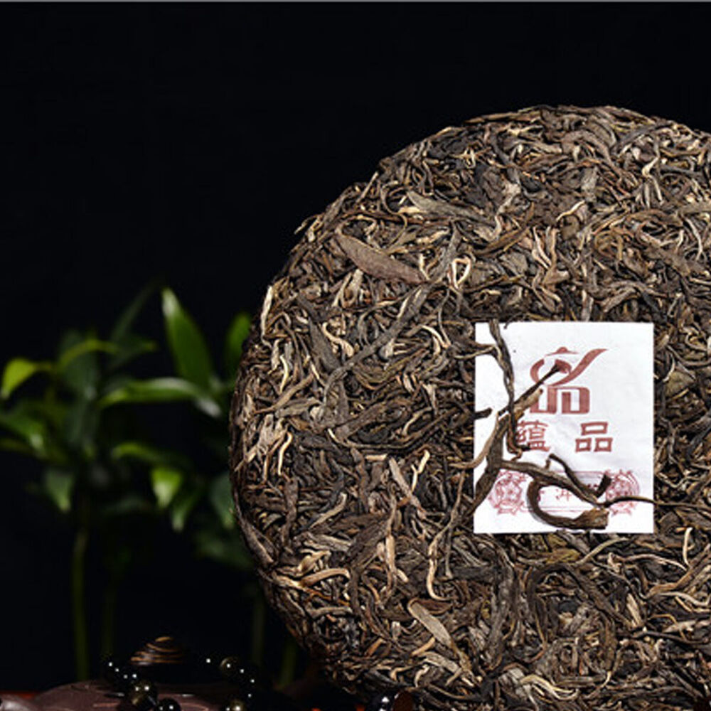 357g Health Care Cha Tea Cake Top-Grade Bohai Pu-erh Tea Ancient Tree Green Tea