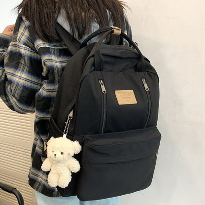 42*13*30 CM Waterproof Backpack School Bag Schoolbag Large Travel Purse Blue 1PC