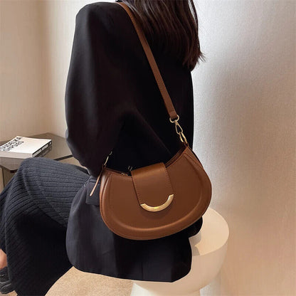 Women's New Saddle Bag Shoulder Bag Bag Autumn Winter Bag Handbag Purse