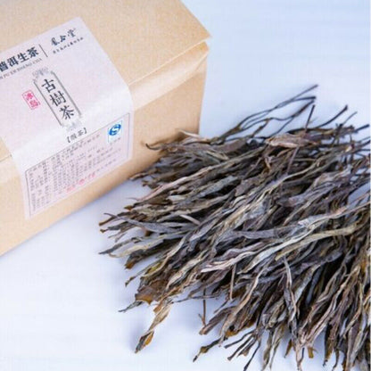 400g Ancient Tree Qiao Mu Ancient Tea Spring Puerh Tea YunNan MengKu Puer