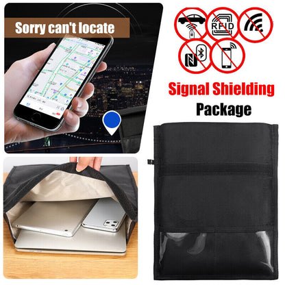 Faraday Mobile Phone Blocker Bag RFID RF Signal Blocker Shielding Safe Pouch bag