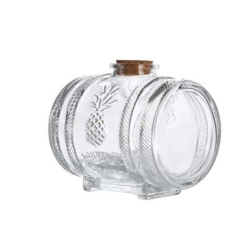 Wine Barrel Glass Beverage Wine Fruit Tea Jar Tap Cocktail Decanter Stopper Seal