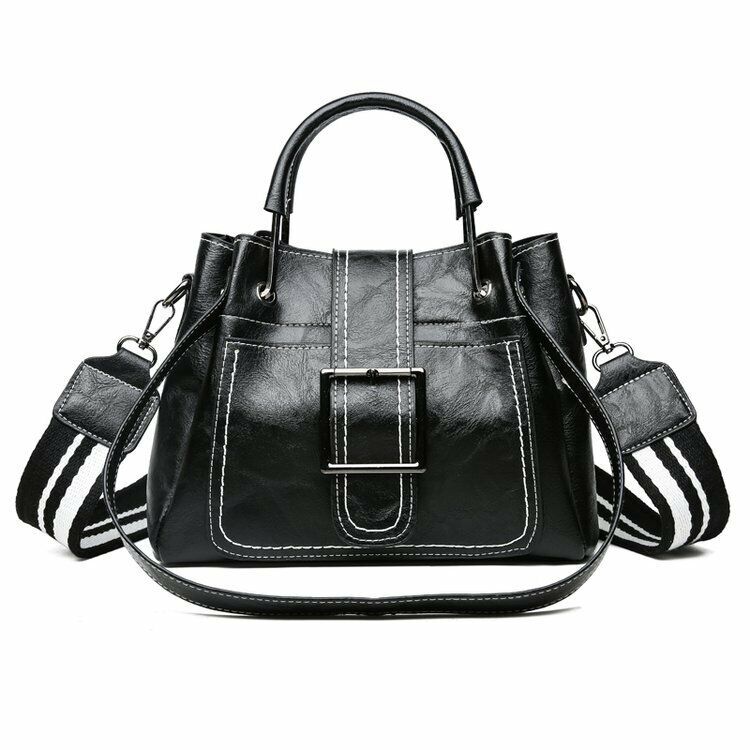 Womens Faux Leather Handbag Messenger Crossbody Shoulder Bag Satchel Tote Purses