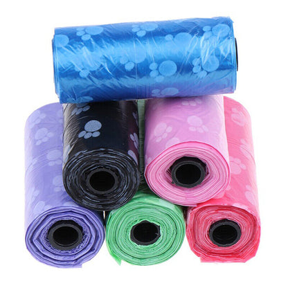 1Roll Degradable Pet Waste Poop Bags Dog Cat Clean Up Refill Garbage BagA-ca