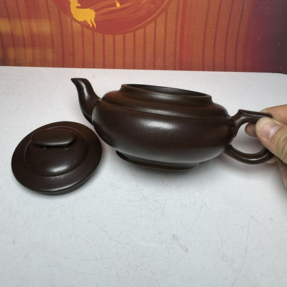 Vintage Chinese Yixing Purple Clay Teapot Zisha Ceremony Gift Teaware Exquisite