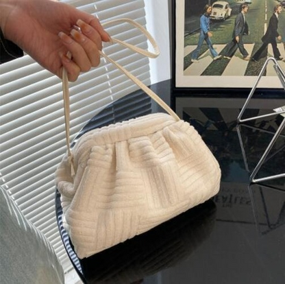 Towel Bag Handbag Women Portable Bucket Bag Chain Shoulder Bag Messenger Bag