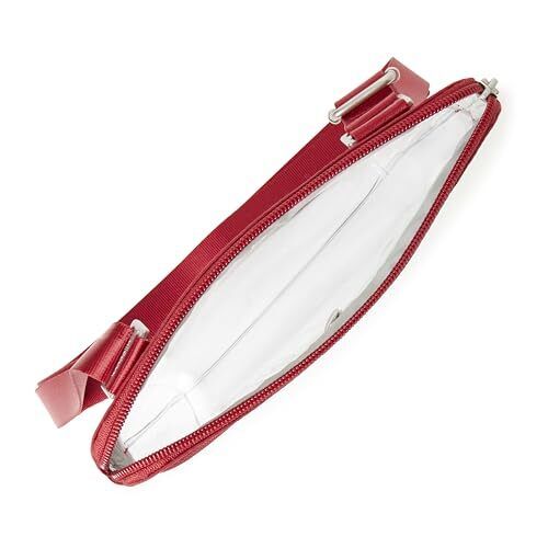 Baggallini womens Stadium Clear Pocket Crossbody, red, One Size Size, Red