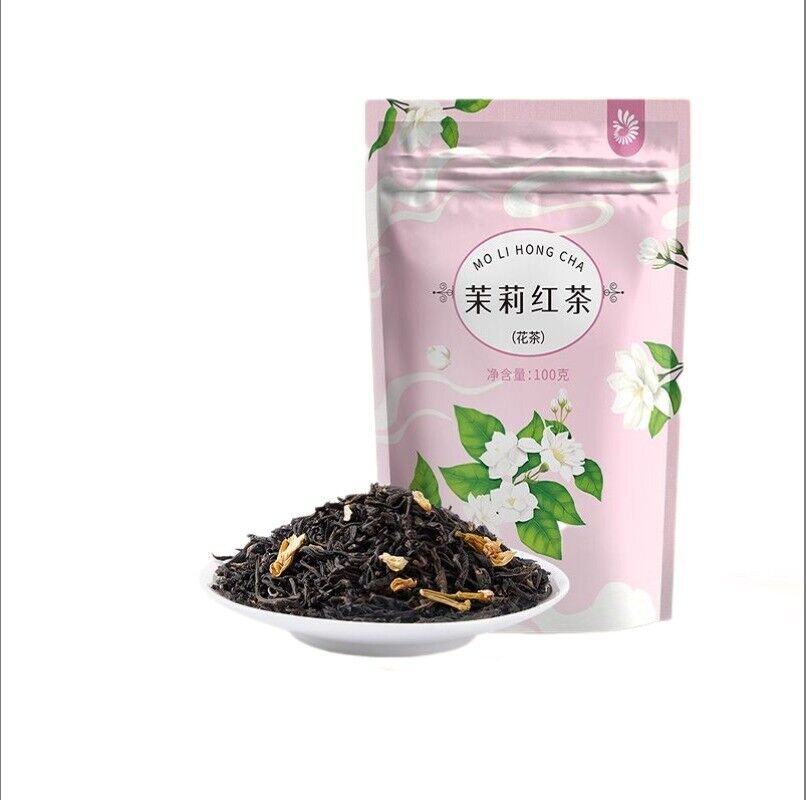 Dian Hong Jasmine Black Tea Flower Tea Strong Fragrance Yunnan Fengqing Tea 100g