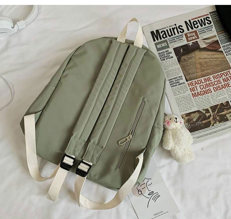 Women Backpack Pendant Nylon WomenS Rucksack CollegeTeenage Girls Bagpack