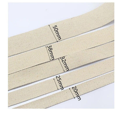 Belt Strapping 9Meter Polyester Cotton DIY Webbing Ribbon Backpack Strap 20~50mm