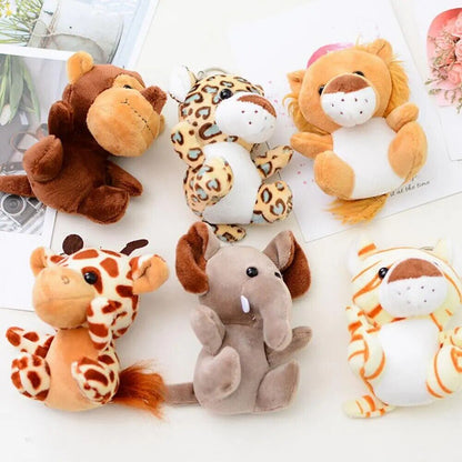 Plush Toy Animal Cute Stuffed Doll Jungle Tiger Elephant Monkey Lion Giraffe
