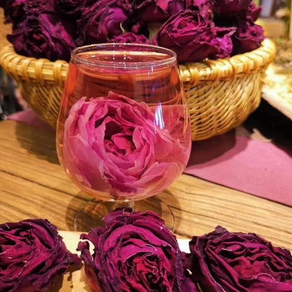 250g Organic Rose Herbal Tea Yunnan Dark Red Rose Flwoer Tea Natural Rose Tea
