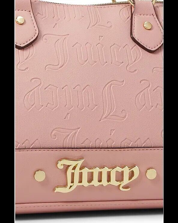 NEW! Juicy Couture Cool Collar Satchel Pink Taffy Bestseller Bag Gift