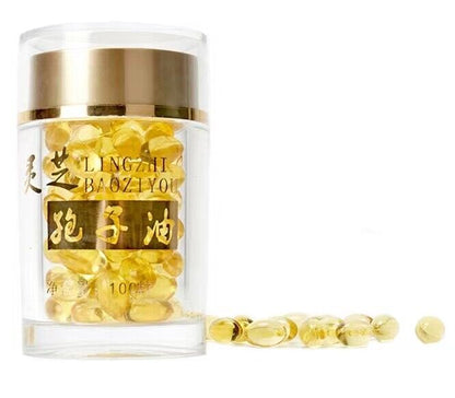 NATURAL REISHI SPORE EXTRACT OIL 500 毫克 x 100 粒软胶囊增强免疫力-
