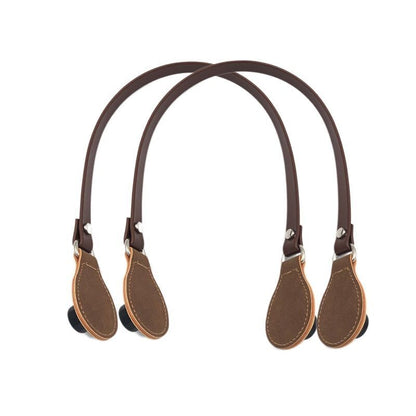 Flat Handles Faux Leather Handle Removable Flowers Canvas Handbags Accessories