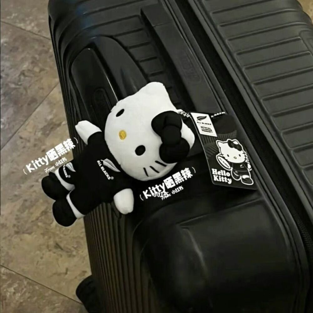 Hello Kitty Bag Pendant Doll Black Pendant All Black Keychain