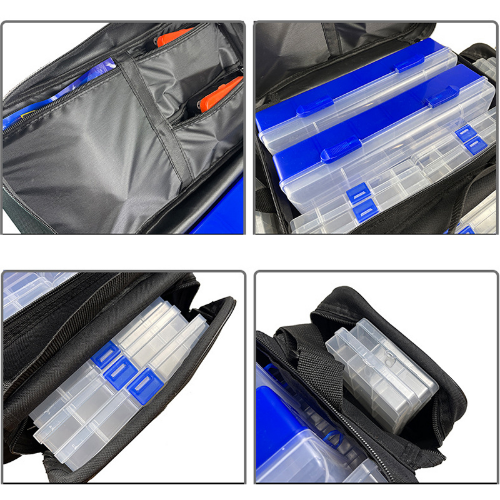 50*30*25cm Fishing Bag Multi-Purpose Fishing Tackle Bag Two-Layer Outdoor Bag