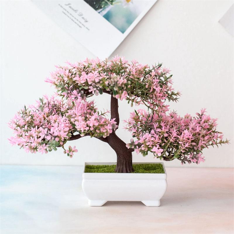Arboles Artificiales Para Casa Con Maceta Pequeña Para Diseño Interior 2 Piezas