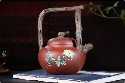 Chinese Yixing Zisha Clay Handmade Exquisite Teapot #986200