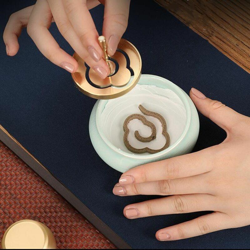 Incense Burner Accessories Hollow Pressing Equipment Powder Tools Copper 4.5/5cm