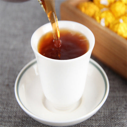 500g Pu'er Original Flavor Small Golden Tuo Yunnan Pu'er Tea Ripe Tea Tuo Tea