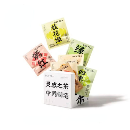 Seven Kinds of Tea Bags Combination Flower Oolong Green Black Tea Chinese Tea