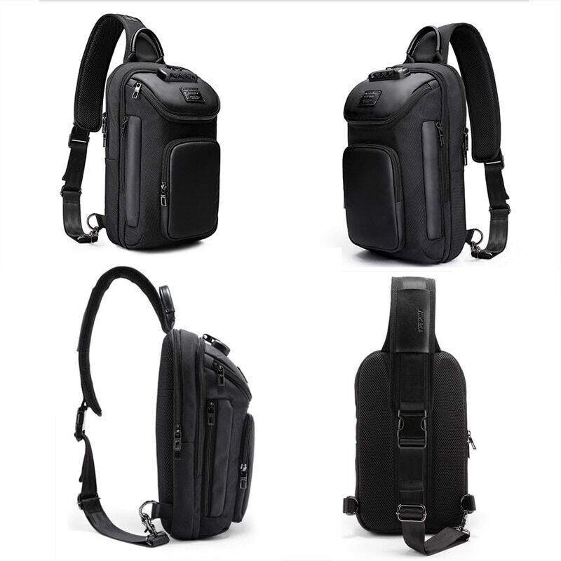 Men's Oxford Crossbody Shoulder Bags Pack Chest Bag Man Bag Travel
