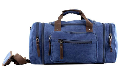 Jiao Miao Overnight Handbag Shoulder Canvas Travel One Size (Hardcode), Blue