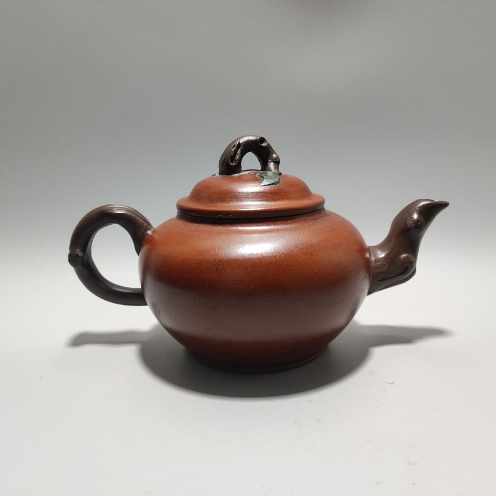 Vintage Chinese Yixing Purple Clay Teapot Zisha Ceremony Fashion Nice Teaware