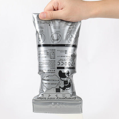 700ml Emergency Pee Bag Portable Disposable Car Urine Vomit Unisex Toilet “iy