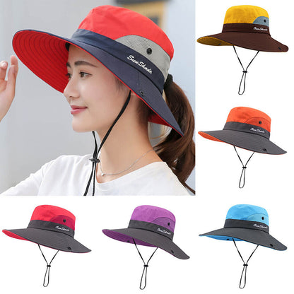 Couple Travel Hiking Hat Outdoor Sports Fisherman Hat Bucket Hat Colorful
