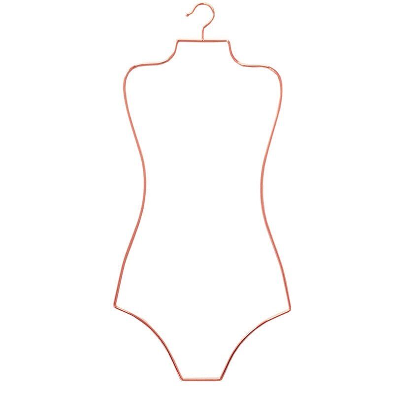 Swimsuit Hanger Metal Wire Body Shape Display Rack Clothes Bikini Showing 79.5cm