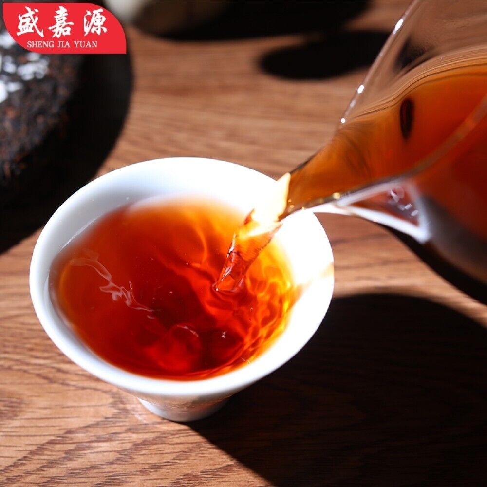 Pu-erh tea,2015,SHENG JIA YUAN,老曼峨 Old Mane,357g,cooked