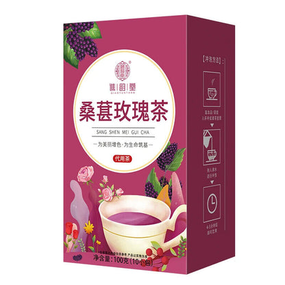 Mulberry rose tea Healthy Herb Tea Bag 100g/3.52oz