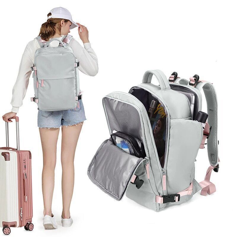 Backpack Shoulder Bags Women Shoes Pocket Laptop Backpack Rucksack
