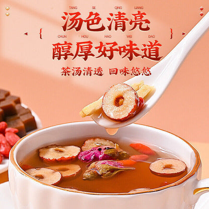 Colla Corii Asini Brown Sugar Tea 同仁堂阿胶红糖姜枣枸杞茶 元气茶饮150g