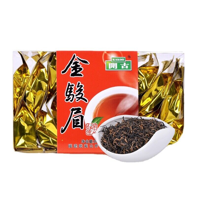 Jinjunmei Fujian Wuyishan Min Black Tea Tea Bagged Tea 16 Packs/Box 80g