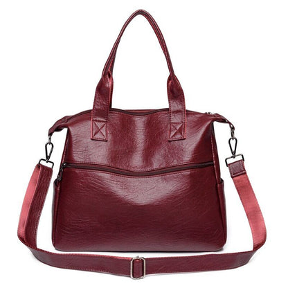 Women's Bag PU Leather Shoulder Bags Women Ladies Handbags