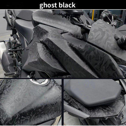Car Styling Stickers PVC 3D Ghost Black Camouflage Vinyl Wraps Motorcycle Decals