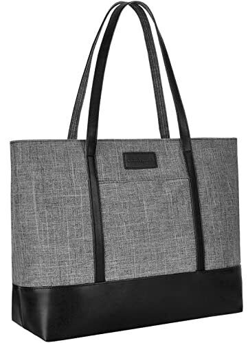Laptop Tote Bag,Fits 15.6 Inch Laptop,Womens 15.6-inch, A-15.6 Inch-gray