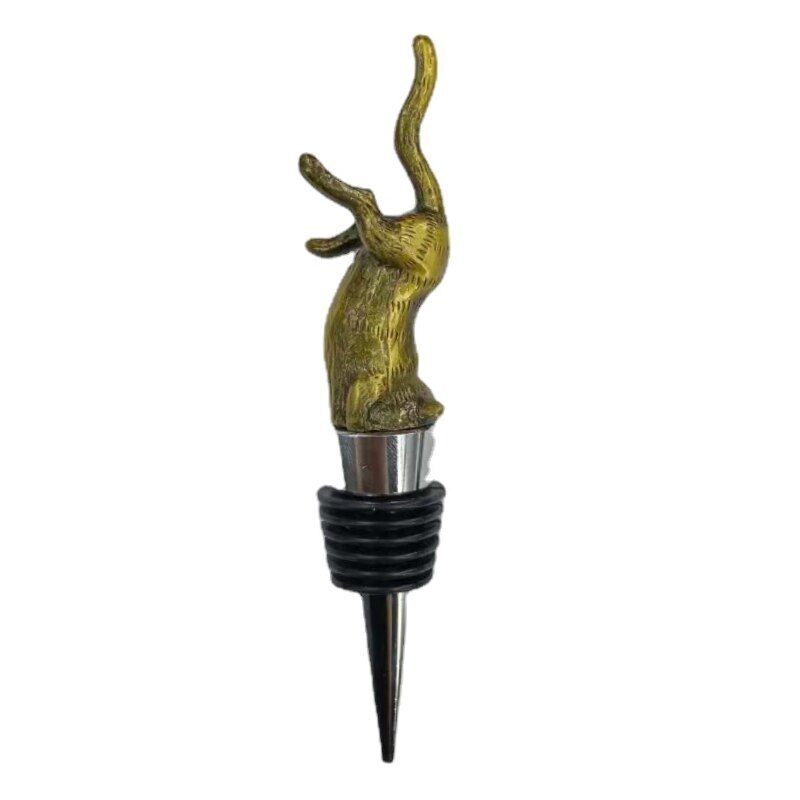 Wine Stoppers Animal Flamingo Octopus Mermaid Owl Bottle Cork 10-11cm Metal Zinc