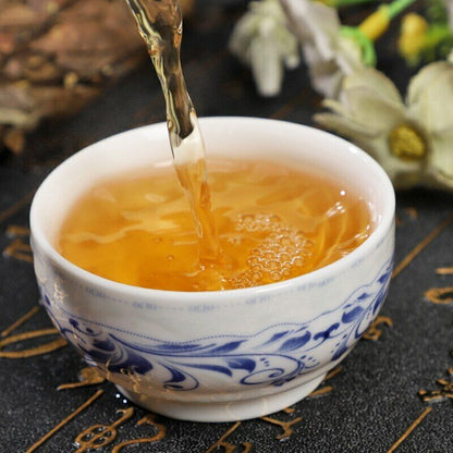 350g High Mountain Bai Cha Cake Shou Mei Premuim Wild Aged White Tea Fuding