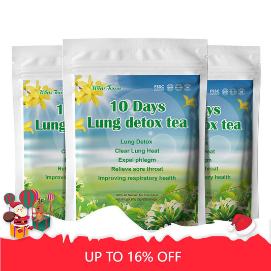 10 Day Lung Cleanse Detox Tea Flower Tea Bag Natural Herb Organic Detox Tea