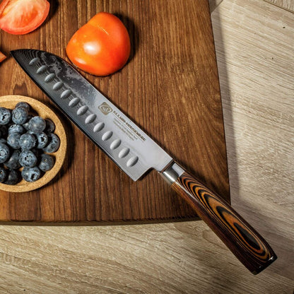 7 Inch Damascus Chef Knife Professional Japanese Asian Sharp Vg10 Steel 67 Layer