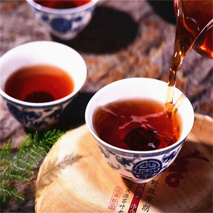 357g Select 7552 Ripe Pu'er Tea Yunnan Menghai Dayi Ripe Shu Puer