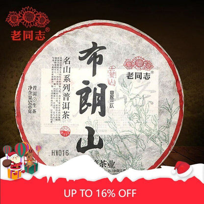 Haiwan Zhang Jia San Dui Raw Puer Tea Bulang Mountain Sheng Puerh 500g