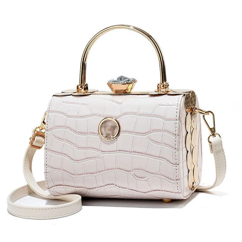 Women Shoulder Bag PU Female Handbag Plaid Crossbody Bags